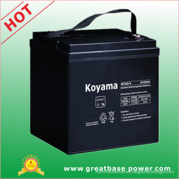 Excellent Quality AGM Battery VRLA Battery Maintenance Free 200ah 6V